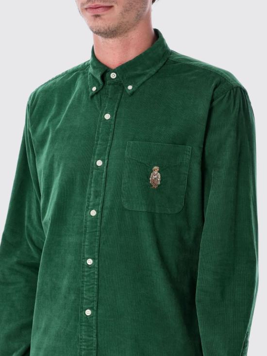 25FW 폴로 랄프로렌 셔츠 710P00519 001 Forest Green - POLO RALPH LAUREN