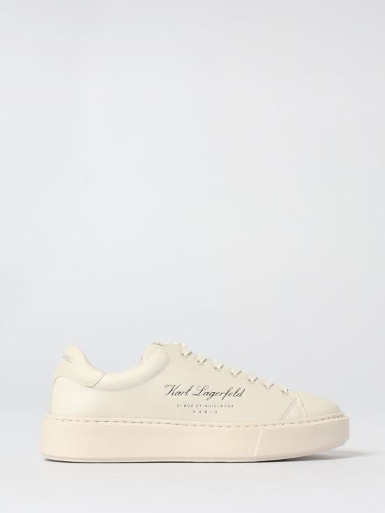 25FW 칼라거펠트 뮬/슬리퍼 KL52223 011 White