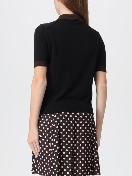 25FW 마 데 마가리타스 폴로 티셔츠 MMABW01510 NE01 Black - MAR DE MARGARITAS