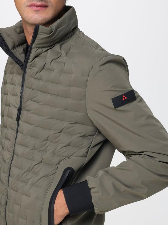 25FW 페트레이 킬딘 BMAT 기하학적 퀼팅 배색 봄버 재킷  PEU542101191969 689 Military - PEUTEREY