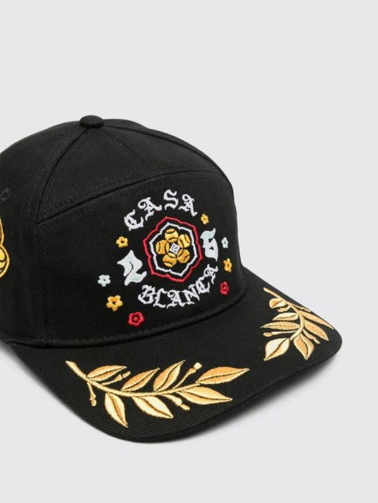25FW 카사블랑카 볼캡 AAW25HAT00801 Black - CASABLANCA