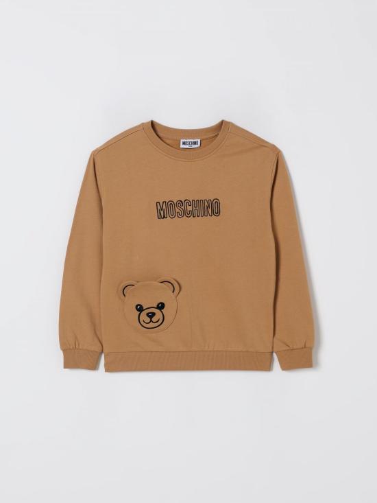 25FW [키즈] 모스키노 풀오버 HUF095LCA60 20351 Camel