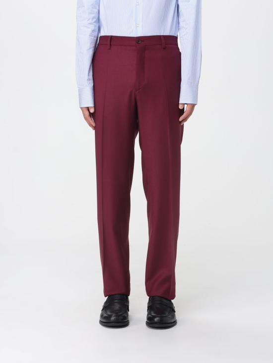 25FW 에트로 스트레이트 팬츠 MREA000599TU2K0 R0369 Burgundy