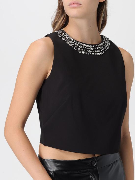 25FW 리우조 민소매 티셔츠 CF5360T2527 22222 Black - LIU JO