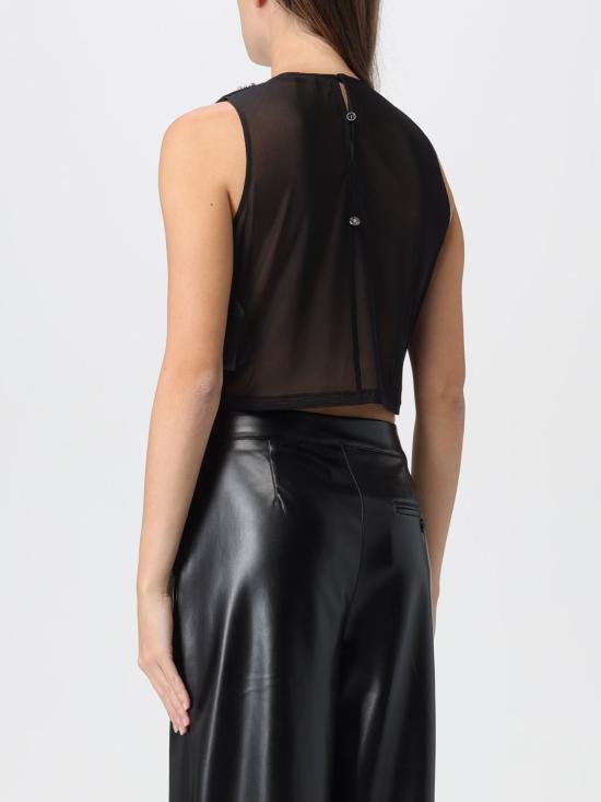 25FW 리우조 민소매 티셔츠 CF5360T2527 22222 Black - LIU JO