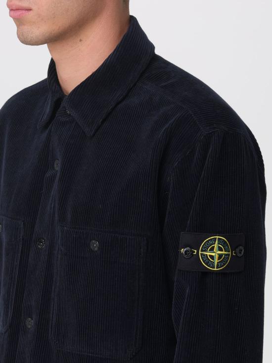 25FW 스톤 아일랜드 셔츠 1200012S0212 V0020 Blue - STONE ISLAND