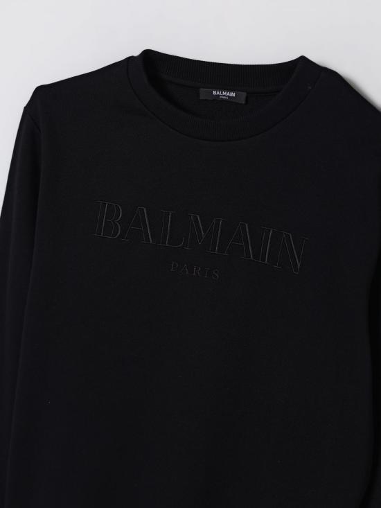 25FW [키즈] 발망 풀오버 BX4Q50Z3183 930NE Black - BALMAIN
