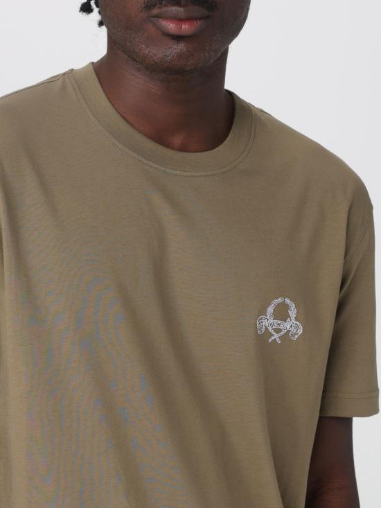 25FW 모스키노 반팔 티셔츠 07185241 1425 Green - MOSCHINO