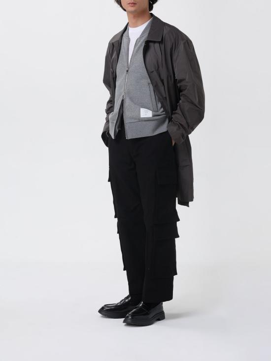 25FW 톰브라운 긴팔 티셔츠 MJT280A06910 035 Grey - THOM BROWNE