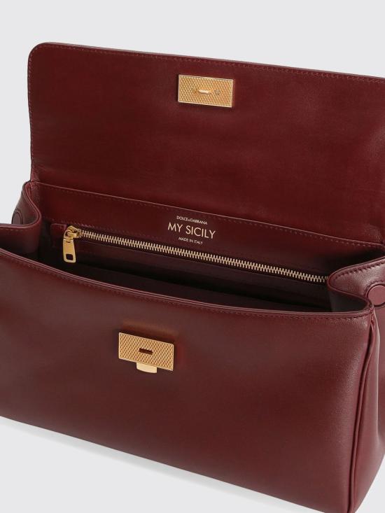 25FW 돌체앤가바나 토트백 BB7782B7321 80346 Burgundy - DOLCE & GABBANA