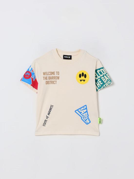 25FW [키즈] 바로우 티셔츠 F5BKJUTH079 013 Cream