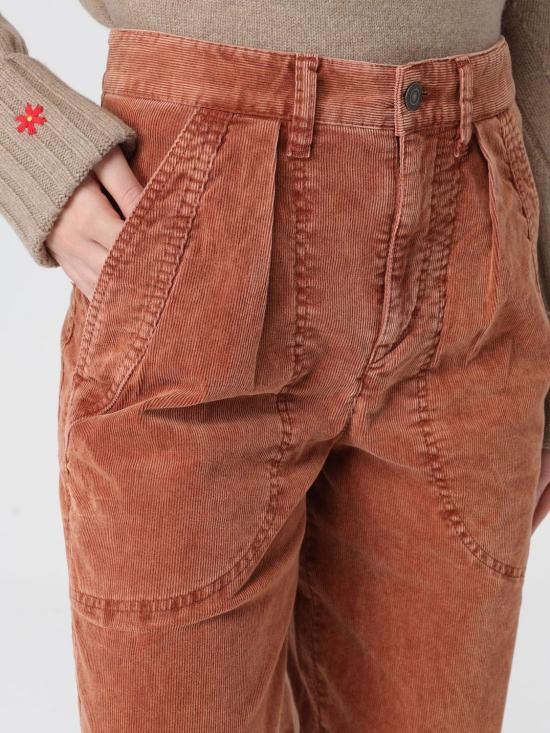 25FW 이자벨마랑에뚜왈 스트레이트 팬츠 PA0563FAC1G02E 11RU Azalea - ISABEL MARANT ETOILE