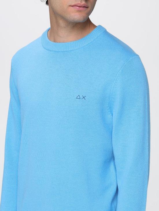 25FW 썬 68 스웨터 K45110 81 Gnawed Blue - SUN 68