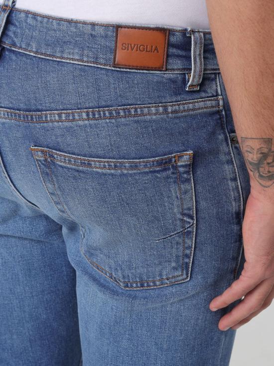 25FW 시빌리아 데님 팬츠 SVM02001D0051 QB1 Stone Washed - SIVIGILA