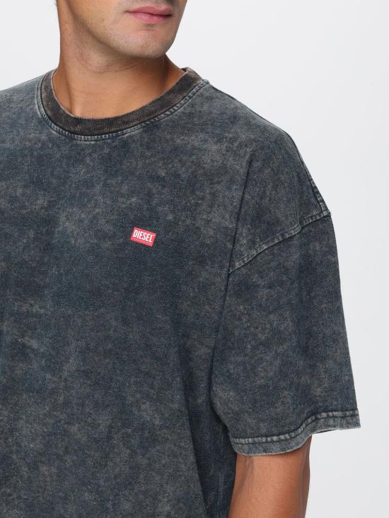 25FW 디젤 반팔 티셔츠 A186430AGBY 9XXA Black - DIESEL