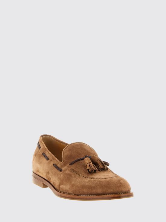 25FW 브루넬로 쿠치넬리 로퍼 MZUPEAU713 C2692 Brown - BRUNELLO CUCINELLI