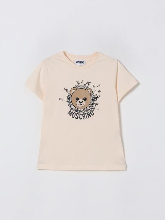 25FW [키즈] 모스키노 티셔츠 HOM058LAA10 10123 Ivory