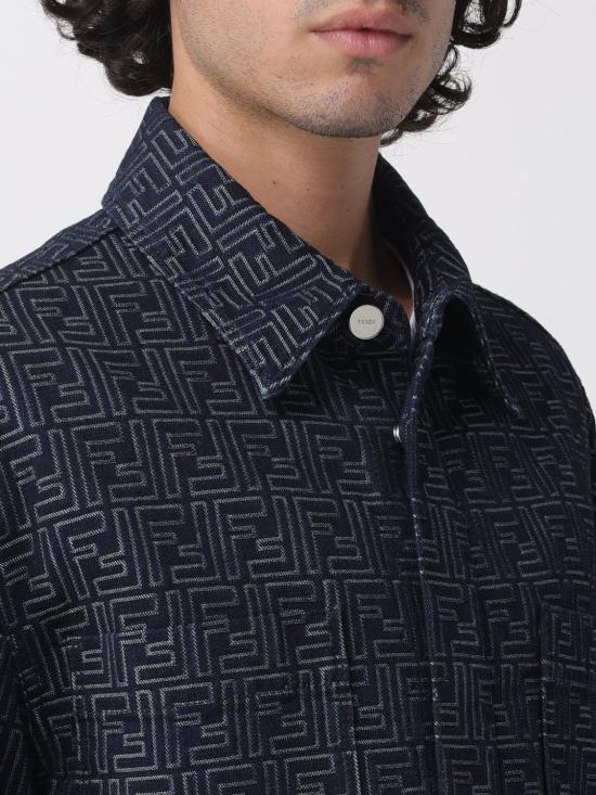 25FW 펜디 자켓 FW1321AUX4 F0BUZ Indigo - FENDI