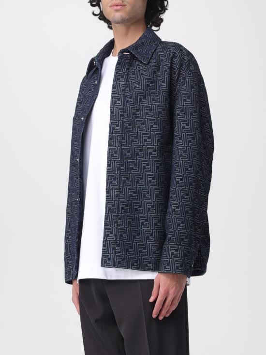 25FW 펜디 자켓 FW1321AUX4 F0BUZ Indigo - FENDI