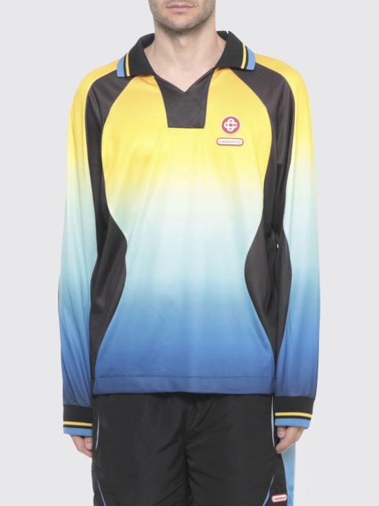 25FW 카사블랑카 폴로 티셔츠 MAW25JTP415 01 Multicolor