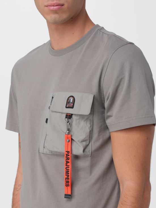 25FW 파라점퍼스 반팔 티셔츠 25WMPMTSRE07 0225 Grey - PARAJUMPERS