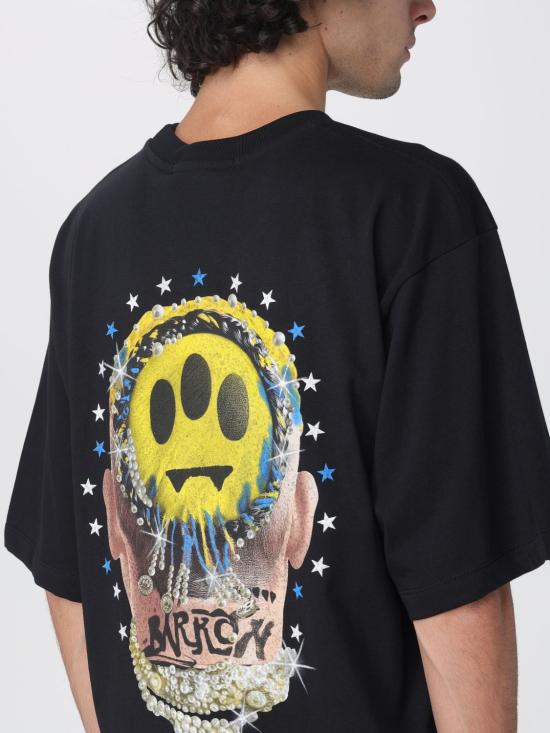 25FW 바로우 반팔 티셔츠 F5BWUATH128 110 Black - BARROW