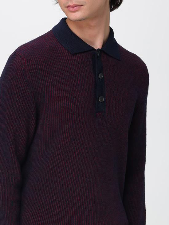 25FW 에트로 폴로 티셔츠 MRKN0005 AV791 R0369 Burgundy - ETRO