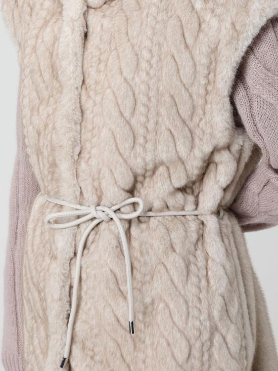 25FW 리우조 코트 MF5364E1044 W9868 Beige - LIU JO