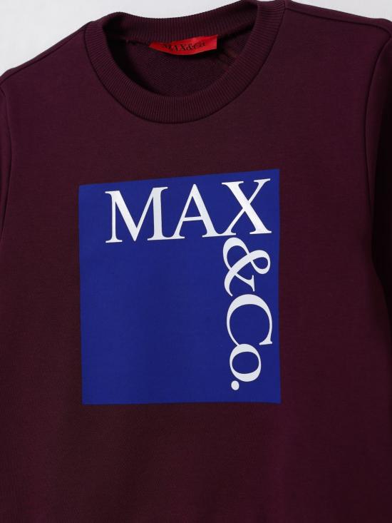 25FW [키즈] 막스앤코 풀오버 MX0037MX056I25 MX40A Burgundy - MAX & CO.