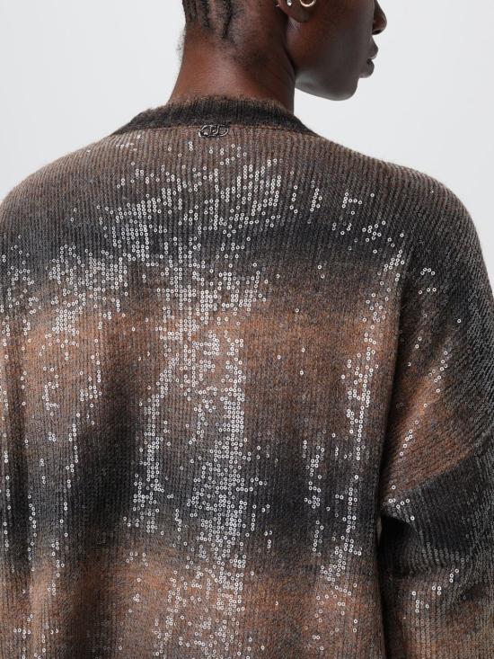 25FW 리우조 스웨터 MF5248MA14R S9472 Brown - LIU JO