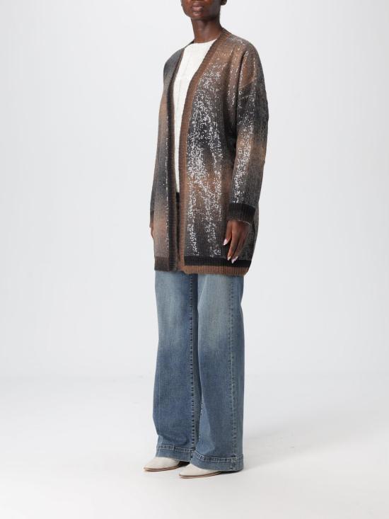 25FW 리우조 스웨터 MF5248MA14R S9472 Brown - LIU JO