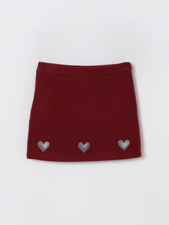 25FW [키즈] 시모네타 스커트 SX7A11E0227 418 Brown - SIMONETTA