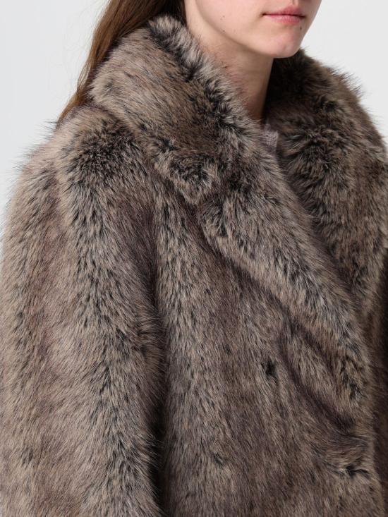 25FW 리우조 코트 MF5459E1024 M9873 Brown - LIU JO