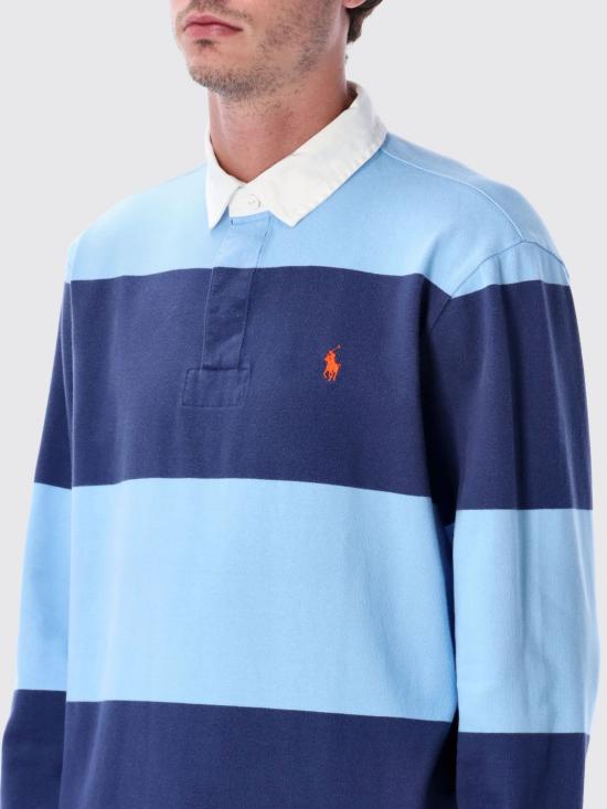 25FW 폴로 랄프로렌 폴로 티셔츠 710980299 003 Blue - POLO RALPH LAUREN
