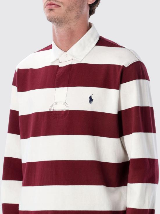 25FW 폴로 랄프로렌 폴로 티셔츠 710717116 054 Burgundy - POLO RALPH LAUREN