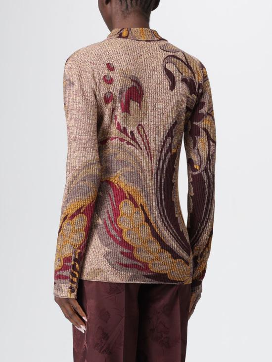 25FW 에트로 폴로 티셔츠 WRKE0339AKC84 S9890 Brown - ETRO