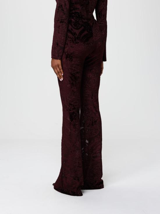 25FW 에트로 플레어 팬츠 WREA002699JMD03 M5039 Burgundy - ETRO
