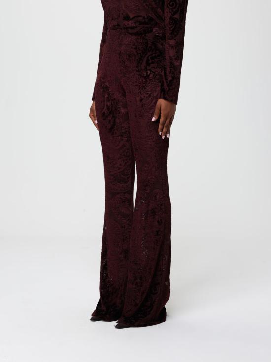 25FW 에트로 플레어 팬츠 WREA002699JMD03 M5039 Burgundy - ETRO