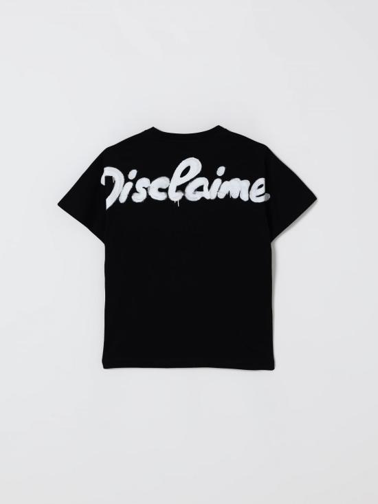 25FW [키즈] 디스클레이머 티셔츠 25IDK58704 NE RO Black - DISCLAIMER