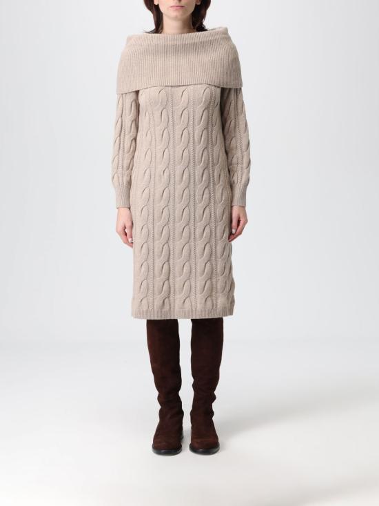 25FW 막스마라 스튜디오 롱 원피스 2526326022600 004 Beige