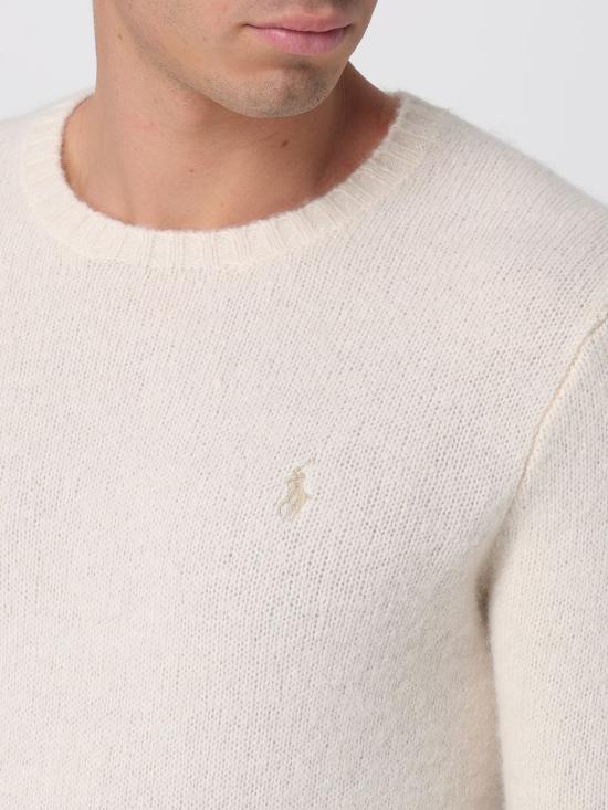 25FW 폴로 랄프로렌 스웨터 710918805 509 White - POLO RALPH LAUREN