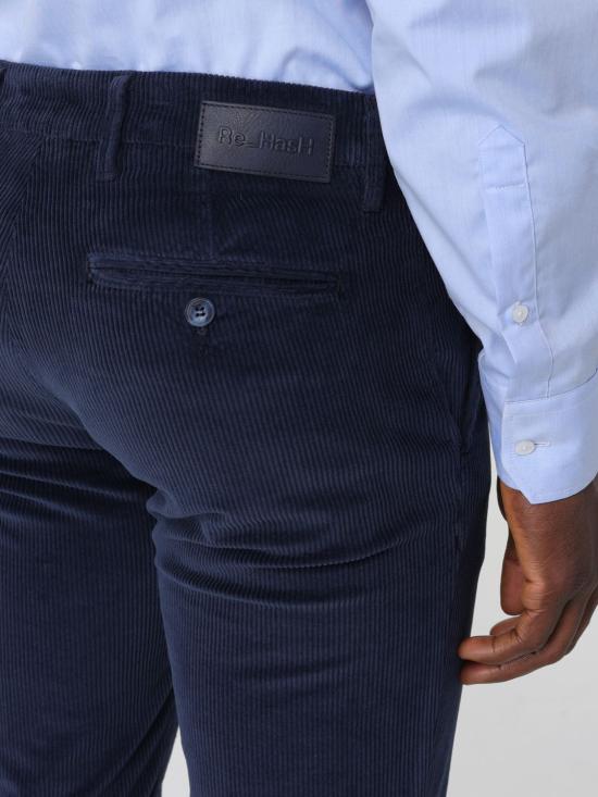 25FW 리하쉬 스트레이트 팬츠 P249 4V041 4204 Navy - RE-HASH