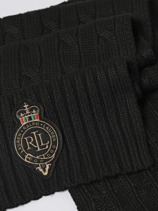25FW 랄프 로렌 머플러/스카프 454P04456 003 Black - RALPH LAUREN