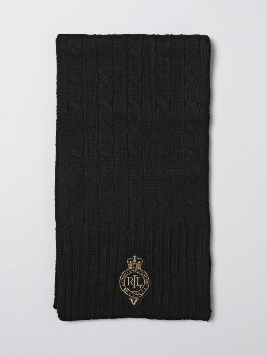 25FW 랄프 로렌 머플러/스카프 454P04456 003 Black