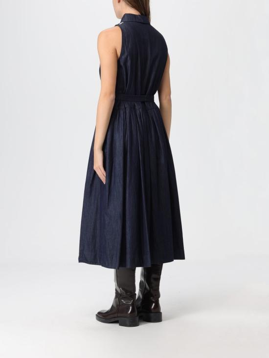 25FW 에스막스마라 롱 원피스 2529226012600 001 Blue - 'S MAX MARA