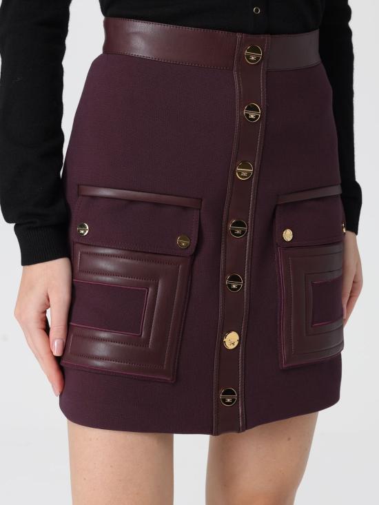 25FW 엘리자베타프랜치 미디 스커트 GO120 EA4 Red - ELISABETTA FRANCHI