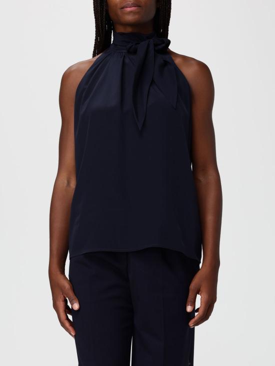 25FW 막스마라 스튜디오 민소매 티셔츠 2526166011600 045 Blue