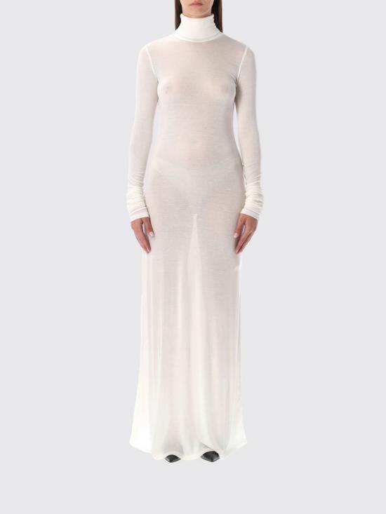 25FW 더 가먼트 롱 원피스 21871 001 White