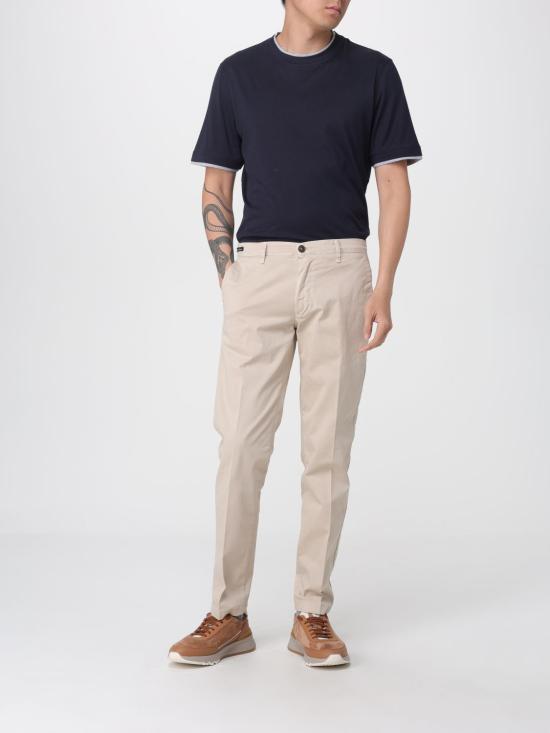 25FW 브루넬로 쿠치넬리 반팔 티셔츠 MH8367427 CD361 Navy - BRUNELLO CUCINELLI