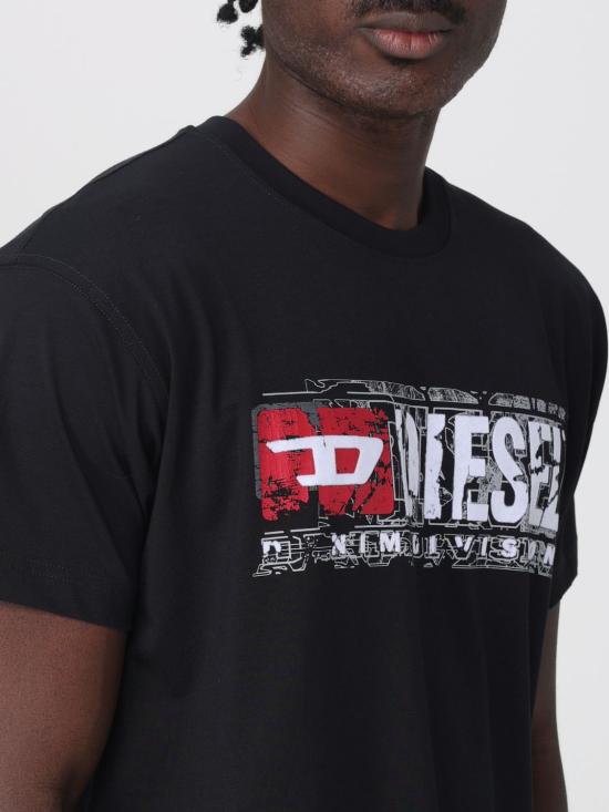 25FW 디젤 반팔 티셔츠 A194360PLAT 9XX Black - DIESEL